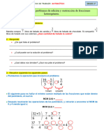 5° Ficha de Trabajo 12 de Junio Matemática