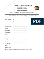 Formulir Pendaftaran Lomba