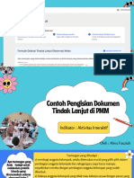 Contoh Pengisian Dokumen Tindak Lanjut Aktifitas Interaktif