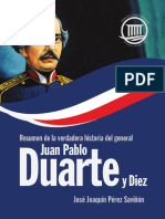Resumen de La Verdadera Historia de Juan Pablo Duarte
