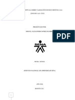 MAPA CONCEPTUAL SOBRE VALIDACIÓN DE DOCUMENTOS