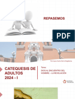 Catequesis 2024-I Tema 2 - Dios Al Encuentro Del Hombre - La Revelacion