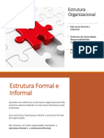 Estrutura Formal e Informal Delegacao Centralizacao e Descent