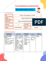 Sesion de Aprendizaje Comunicacion 15 04 2024