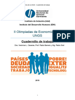 Cuadernillo de Las II Olimpiadas de Economía UNGS 2019