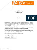 Certificado Trabajador