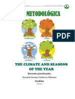 Tema #6 The Climate and Seasons of The Year