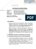 Sentencia de Exoneración de Alimentos