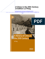Download A History Of China In The 20Th Century 1St Edition Lu Peng full chapter