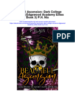 Beautiful Ascension Dark College Romance Edgewood Academy Elites Book 3 P H Nix Full Chapter