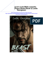Beast A Secret Crush Mafia Romantic Suspense Popov Bratva Book 5 Leslie Georgeson Full Chapter