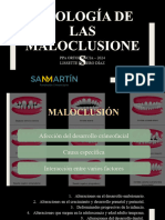 Etiología y Clasificación de Las Maloclusiones - Aula Virtual