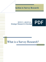 Presentation Survey Research