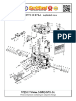 Exploded View of DELLORTO 40 DRLA USD