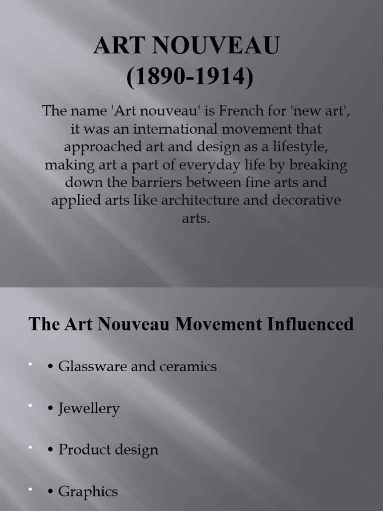 Art Nouveau | PDF