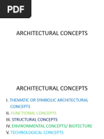 Architectural Concepts