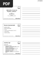 Aplicando o Scrum em Projetos Caóticos