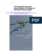 Download Political Catchphrases And Contemporary History A Critique Of New Normals Suman Gupta all chapter