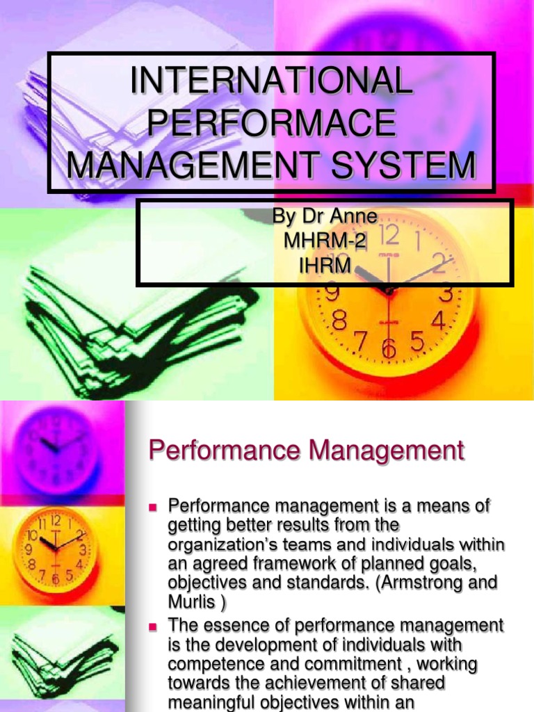 International Performance Management System | PDF | Performance ...