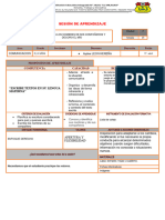 SESIÓN DE APRENDIZAJE 17 de Abril