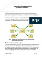 Wide-Area Power Quality Analysis System For Utility Grid Applications