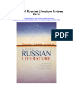 A History of Russian Literature Andrew Kahn Full Chapter