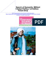 Download Terrorist In Search Of Humanity Militant Islam And Global Politics 1St Edition Faisal Devji full chapter