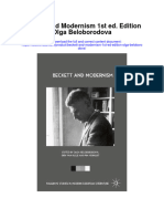 Beckett and Modernism 1St Ed Edition Olga Beloborodova Full Chapter