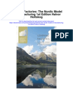 Download Learning Factories The Nordic Model Of Manufacturing 1St Edition Halvor Holtskog full chapter