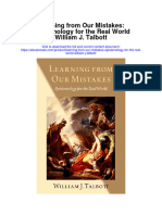 Download Learning From Our Mistakes Epistemology For The Real World William J Talbott full chapter