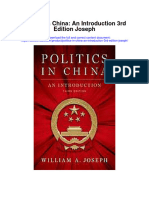 Politics in China An Introduction 3Rd Edition Joseph All Chapter