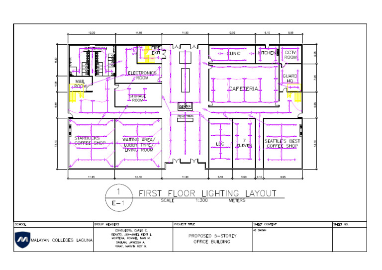 1st Floor LIGHTING | PDF