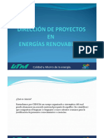 Tecnicas para Proyectos en ERV