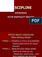 Discipline Supervision in Hospitality