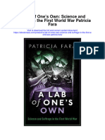 Download A Lab Of Ones Own Science And Suffrage In The First World War Patricia Fara full chapter