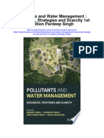 Download Pollutants And Water Management Resources Strategies And Scarcity 1St Edition Pardeep Singh all chapter