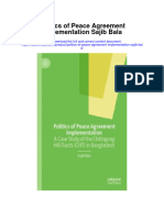 Download Politics Of Peace Agreement Implementation Sajib Bala all chapter