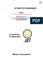 #1 Introduction To Economics - 2020