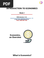 #1 Introduction To Economics - 2020