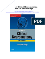 Textbook of Clinical Neuroanatomy E Book 3Rd Edition Singh Full Chapter