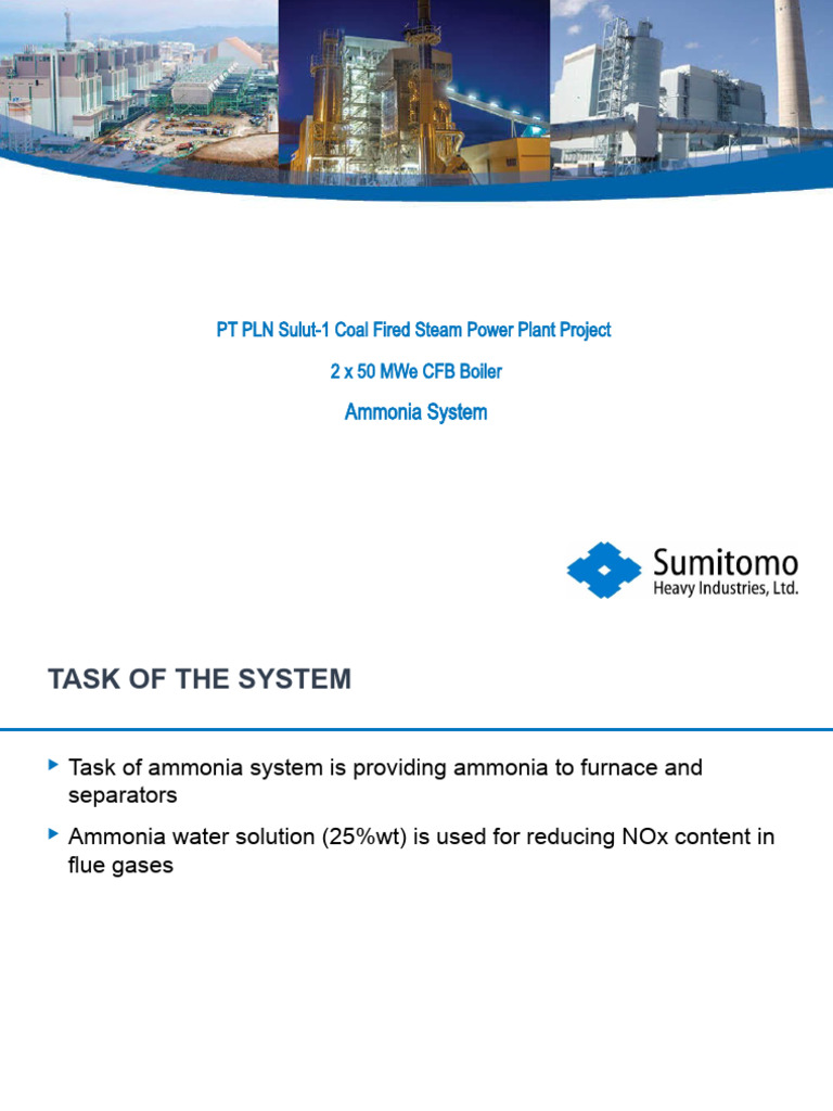 Ammonia Injection System Overview | PDF | Boiler | Valve