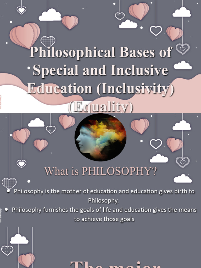 Philosophical Foundations of Inclusive Education | PDF | Inclusion ...