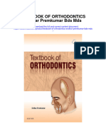 Download Textbook Of Orthodontics Sridhar Premkumar Bds Mds full chapter