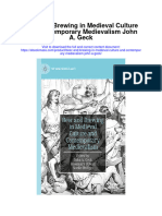 Download Beer And Brewing In Medieval Culture And Contemporary Medievalism John A Geck full chapter