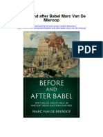 Before and After Babel Marc Van de Mieroop Full Chapter