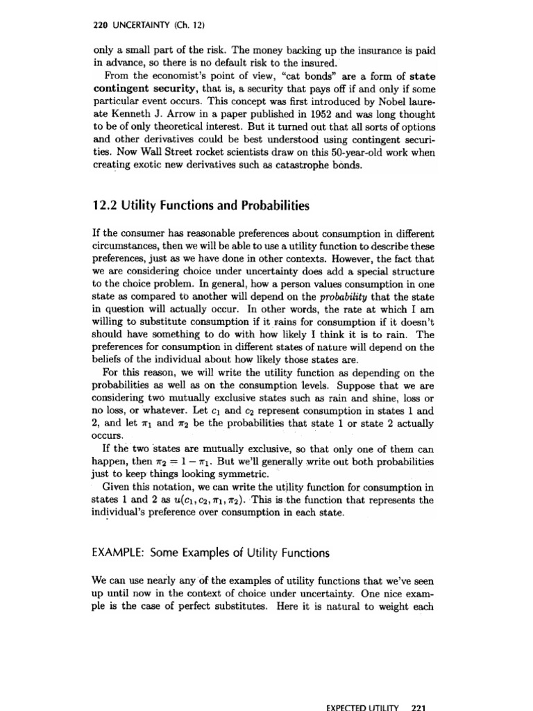 Understanding Expected Utility Theory | PDF | Utility | Risk Aversion