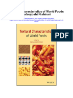 Download Textural Characteristics Of World Foods Katsuyoshi Nishinari full chapter