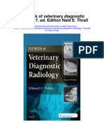 Textbook of Veterinary Diagnostic Radiology 7 Ed Edition Nald E Thrall Full Chapter