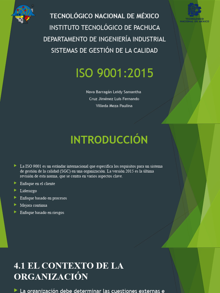 Requisitos Clave de ISO 9001:2015 | PDF | Gestión de la calidad ...