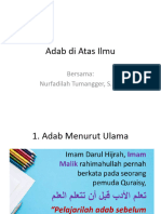 Adab Di Atas Ilmu